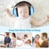 Baby Headphones Noise Cancelling, Toddler Travel Essential. Infant Hearing Protection Must Have Items. Sound Proof Ear Plugs for Babies. Newborn Earmuffs Airplane Accessories.Plane Traveling Gear - Image 5