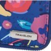 Travelon RFID Blocking Passport Zip Wallet, Mod Floral, 4.5"x 6"x 0.75" - Image 3
