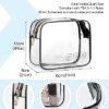 BAGSMART Toiletry Bag Hanging Travel Makeup Organizer with TSA Approved Transparent Cosmetic Bag Makeup Bag for Full Sized Toiletries, Medium-Black - Image 7
