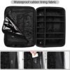 Extra-large Makeup Case, a Must for Double-layer Travel, a Storage Case for Professional Makeup Artists to Put Cosmetics, with Adjustable Partitions and Support - Image 4