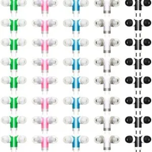 100 Pack Kids Earbuds Wired Earphones Wired Earbuds Multipack Earbuds Earphones Headphones Earbuds for School Library Museum Classroom Students