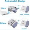 SD Card Reader for iPhone, Memory Card Reader with USB Camera Adapter Plug and Play Trail Game Camera SD Card Viewer Supports SD and TF Card Micro SD Card Adapter for iPad No App Required - Image 6