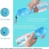 Dog Water Bottle with Food Container & Poop Bag Holder, Travel Water Bowl, Portable Pet Dispenser, Dog Stuff Accessories Items, Puppy Essentials Necessities for Yorkie Chihuahua Walking Hiking - Image 3