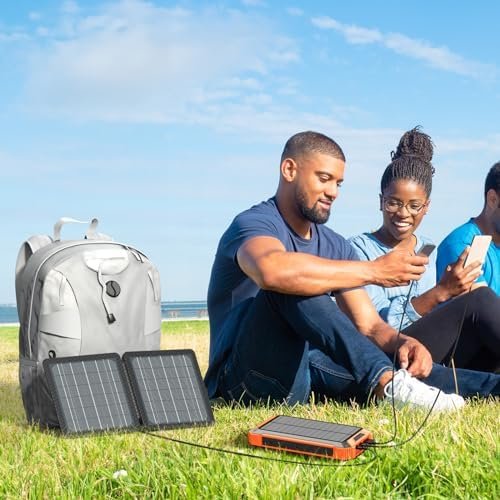 GOODaaa 10W Solar Panel Plus 36000mAh Solar Power Bank Wireless Charger - Image 6