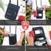 RFID Blocking Passport Holder Wallet with Neck Stash Pouch for Traveling Security Credit ID Card - Image 7