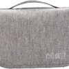 Portable Toiletry Bag for Women and Men, Travel Bag with Hanging Hook, Waterproof Makeup Cosmetic Bag Organizer Bathroom Storage Bag for Travel Accessories, Toiletries, Large Capacity(GRAY)