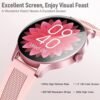 Smart Watch, BOCLOUD Smart Watches for Women Men, iPhone Android Smart Watch with Blood Oxygen/Heart Rate/Sleep Monitor, IP68 Waterproof Fitness Tracker with 20 Sport Modes - Image 2