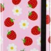 Passport Holder Cover Travel RFID Blocking Passport Cover Fruit printing Cute Flowers Passport Wallet with Elastic Band for Women - Image 7