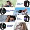 Smart Watch for iPhone/Android Phones (Answer/Make Calls) - 1.9" HD Screen Fitness Tracker : Heart Rate/Sleep Monitor/Pedometer/Calories, Multiple Sports Modes, Waterproof SmartWatch for Men Women - Image 4