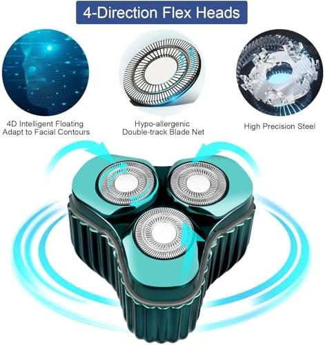 2024 Mini Electric Shaver for Men, Pocket Size Portable USB Rechargeable/Waterproof Shaver Quick Shaving Close Shave One Button Open Easy to Use, Ideal for Home,Car and Travel Men's Gift - Image 2
