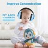 Baby Headphones Noise Cancelling, Toddler Travel Essential. Infant Hearing Protection Must Have Items. Sound Proof Ear Plugs for Babies. Newborn Earmuffs Airplane Accessories.Plane Traveling Gear - Image 6