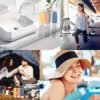 Silicone Travel Bottles for Toiletries TSA Approved Travel Size Containers Set 4 Pack Portable Leak Proof Refillable Cosmetic Squeeze Bottles Shampoo Hair Conditioner Body Lotion Bath Shower Gel - Image 6
