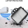 VANKEAN Laptop Briefcase for Men Women, Fits Up to 17.3 Inch Laptop Expandable Premium Laptop Shoulder Bag Water-Repellent Messenger Bag Computer Bag for Travel/Business-Black - Image 2