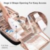 Everfun Hanging Travel Toiletry Bag for Women Traveling With Leakproof Compartment Makeup Cosmetic Organizer Dopp Kit Travel Accessories Essentials Must Have - Image 5