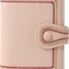 Passport Holder Wallet for Men and Women, Leather Passport Holder Card Slots, Mulit-Purpose RFID Blocking Passport Holder, Travel Wallet Passport Cover Case（Pink）