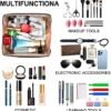 Portable Makeup Bag Opens Flat for Easy Access,Waterproof Cosmetic Bag Toiletry Bag,Travel Accessories Overnight Bag for Toiletries and Daily Use,Gifts for Women - Image 4