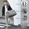 Dimayar Travel Duffle Bag for Men - Foldable Duffel Bag with Shoes Compartment - Overnight Bags Waterproof & Tear Resistant - Image 3