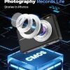 Digital Camera,Kids Camera with 32GB Card,Nsoela FHD 1080P 44MP Compact Vlogging Camera,Point and Shoot Camera 16X Digital Zoom, Portable Mini Kids Camera for Teens Students (Black) - Image 2