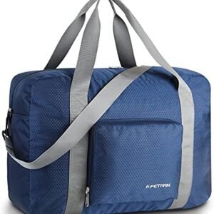 F.FETIVIN Personal item travel bag 18x14x8 for Spirit Airlines Lightweight carry on duffle bag waterproof for Gym,Sports,Vacation