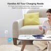 100W GaN 6 Port USB C Charging Station Hub Block Wall Charger Power Strip Adapter Plug Cube for iPad iPhone 15 14 13 12 11 Pro Max Pixel Note Galaxy - Image 7