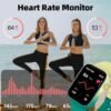 Smart Watch (Answer/Make Call) Smart Watch for Women Men 2023 Fitness Tracker 1.9" Touch Screen Smartwatch Fitness Watch 125 Sports IP68 Waterproof, Heart Rate/Sleep Monitor (Green) - Image 4