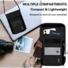 Travel Neck Wallet with RFID Blocking – Passport Holder Organizer Neck Pouch – Portable Easy to Conceal Travel Pouch (PVC Black) - Image 6