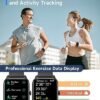 Smart Watch for Men Women Alexa Built-in, 1.8" IP68 Waterproof Fitness Watch with Call Function, Heart Rate & Sleep Monitor, 100 Sport Modes Fitness Tracker Android iOS Compatible - Image 4