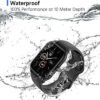 Smart Watch for Men Women Alexa Built-in, 1.8" IP68 Waterproof Fitness Watch with Call Function, Heart Rate & Sleep Monitor, 100 Sport Modes Fitness Tracker Android iOS Compatible - Image 6