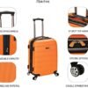 Rockland Melbourne Hardside Expandable Spinner Wheel Luggage, Mint, Carry-On 20-Inch - Image 8