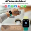 Smart Watch (Answer/Make Call) Smart Watch for Women Men 2023 Fitness Tracker 1.9" Touch Screen Smartwatch Fitness Watch 125 Sports IP68 Waterproof, Heart Rate/Sleep Monitor (Green) - Image 5