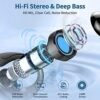 Wireless Earbuds, 2024 Bluetooth 5.3 Headphones Sport, Bluetooth Earbuds with ENC Noise Canceling Mic, 50H Stereo Wireless Headphones IP7 Waterproof with Earhooks, Dual LED Display for Running/Workout - Image 3