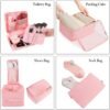 BAGAIL 8 Set Packing Cubes, Lightweight Travel Luggage Organizers with Shoe Bag, Toiletry Bag & Laundry Bag (Blush Pink) - Image 3