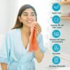 Orighty Makeup Remover Cloths 6 Packs, Makeup Removal Face Cleansing Cloth, Reusable Microfiber Facial Cleansing Towels, Remove Instantly Dirt with Just Water, 12 x 6 in, 6 Colors - Image 2