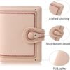 Passport Holder Wallet for Men and Women, Leather Passport Holder Card Slots, Mulit-Purpose RFID Blocking Passport Holder, Travel Wallet Passport Cover Case（Pink） - Image 5