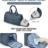 Sport Duffel Bag, Gym Bag with Shoes Compartment and Wet Pocket,Travel Duffel Bag for Man and Women,Sport Gym Tote Bags for Swimming Yoga, Weekend Overnight Bag Carry on Bag - Image 6