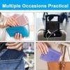 Passport and Vaccine Card Holder Combo, Leather Passport Wallet RFID Blocking with Elastic Strap & Pen Travel Passport Cover Case, Passport Holder with Vaccination Card Slot, Turquoise - Image 6