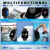 Smart Watch (Answer/Dial Call), 1.91" Full Touch Screen Smart Watch for Android & iOS Phones with Heart Rate & Sleep Monitor,Multi-Sport Modes,Voice Assistant,Fitness Smart Watch for Women Men - Image 6