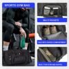 WolfWarriorX Gym Bag for Men Tactical Duffle Bag Military Travel Work Out Bags large - Image 3