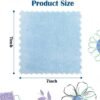 Orighty Makeup Remover Cloths, Cleansing, Reusable, Soft & Washable Coral Fleece Microfiber Washcloths / Towel for Face, Eye, Lips, Pack of 24, 7 x 7 inch - Image 7