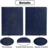 labato Passport Holder Women, Passport Wallet Travel Document Organizer, Waterproof Passport Holder for Travel, Travel Essentials PU Leather Passport Cover for Women Men, Blue - Image 4