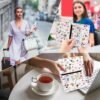 Passport Holder Cover, Slim PU Leather Travel Wallet Case Organiser for Passport, Credit Cards, Boarding Passes, Travel Essentials - Image 4