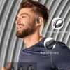 Bluetooth Headphones Wireless Earbuds 80hrs Playtime Wireless Charging Case Digital Display Sports Ear buds with Earhook Premium Deep Bass IPX7 Waterproof Over-Ear Earphones for TV Phone Laptop Black - Image 6