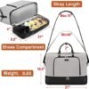 Travel Weekender Bag for Women, Overnight Bag with Shoe Compartment Oversized Travel Duffel Bag Carry On Tote 21" - Image 6