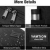 Black Backpack for Women Men,Casual School Backpack Teen Boys and Girls 15.6 Inch Laptop Bookbag with USB Charger for College High School Travel Business - Image 4
