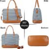 CAMTOP Women Ladies Travel Bag Canvas Weekend Overnight Carry On Luggage Bags - Image 8