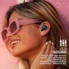 JLab Go Air Pop True Wireless Bluetooth Earbuds + Charging Case, Teal, Dual Connect, IPX4 Sweat Resistance, Bluetooth 5.1 Connection, 3 EQ Sound Settings Signature, Balanced, Bass Boost - Image 5