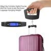 50kg/10g Portable Luggage Scale Digital Precise Mini Fish Hook Hanging Scale Electronic Weight Scale for Travel Household Outdoor Weighing - Image 3