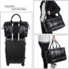 Leather Travel Bag with Shoe Pouch,Weekender Overnight Bag Waterproof Large Carry On Travel Tote Duffel Bag - Image 6