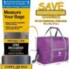 Bago Personal Item Travel Bag For Airlines - Fits As 18x14x8 inches Travel Bag Spirit & Frontier Airlines - Foldable Duffle Bag For Travel - Personal Item Bag Small Carry On Bag For Air Travel - Image 4