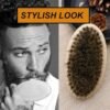 Small Beard Brush for Men | Bamboo, Compact and Lightweight | Travel Beard Brush Soft | Easy to Clean and Maintain | Great for Christmas Gift - Image 5